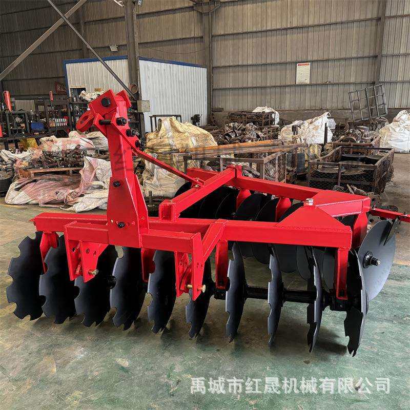 红日中耙圆盘耙四轮拖拉机配套牵引悬挂两用中型圆盘耙新款圆盘耙