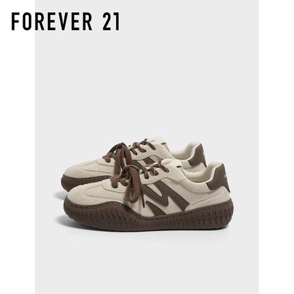 F21德训鞋女款2025新款软平底轻便百搭超好看耐磨休闲运动鞋