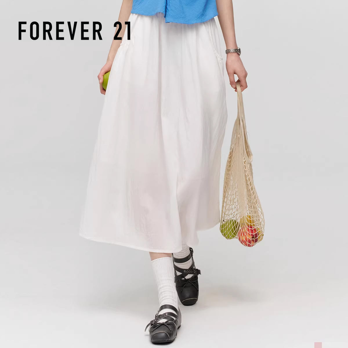 半身裙女百搭高腰A字裙