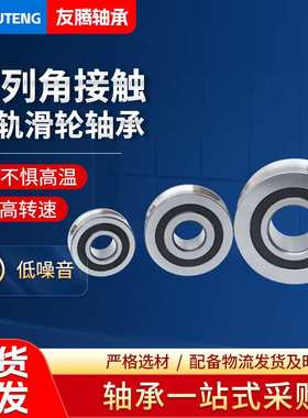 LFR5207-30KDD双列角接触导轨滑轮轴承LFR5207-30NPP U型槽轴承