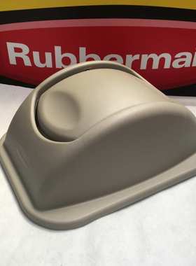 rubbermaid乐柏美免手动垃圾桶盖摇盖FG306700配FG295700使用