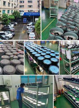 led鳍片工矿灯 100W250W天棚灯 室内厂房车间超市仓库专用照明灯