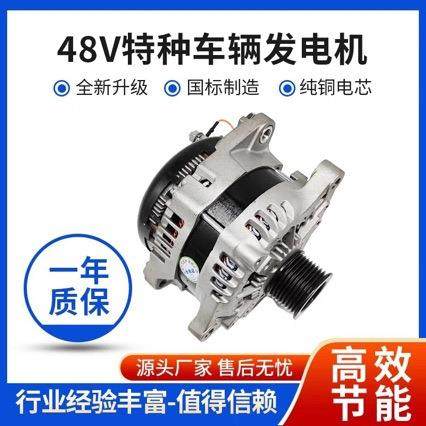 用于LED广告车 广宣车改装48V 56V大功率发电机48V100A发电机5KW