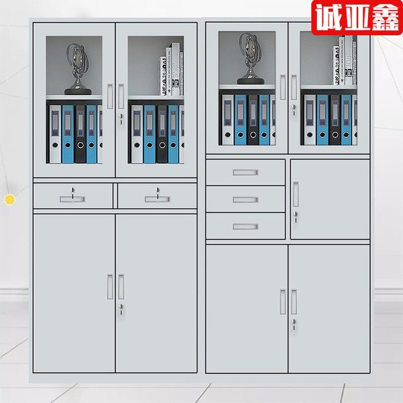市区直达铁皮文件柜储物柜办公室带锁员工柜档案资料收纳柜更衣柜,商业/办公家具,文件柜,淘宝优惠券,粉丝福利购,淘宝优惠卷