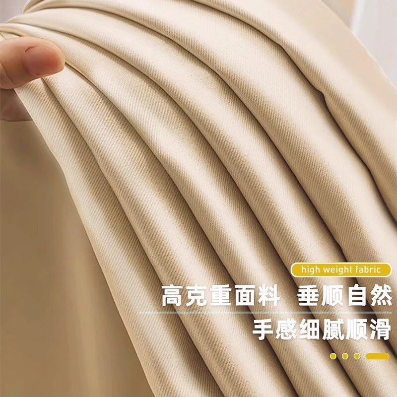 试衣间门帘更衣室隔断帘服装店商用免打孔空调防风窗帘遮挡布帘子