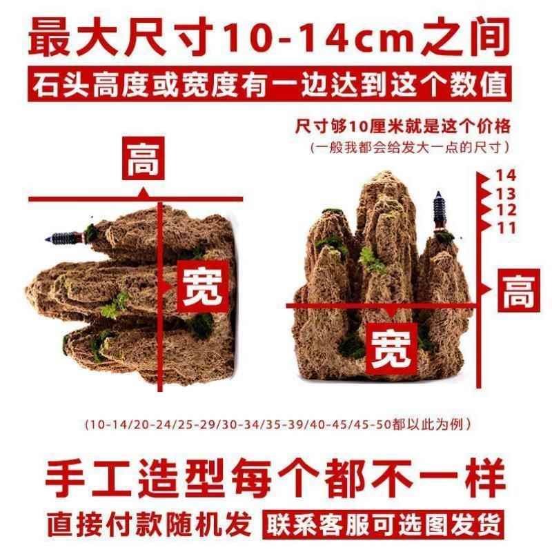 吸水石假山石盆景摆件造景上水石假山盆景原石奇石观赏石微景观