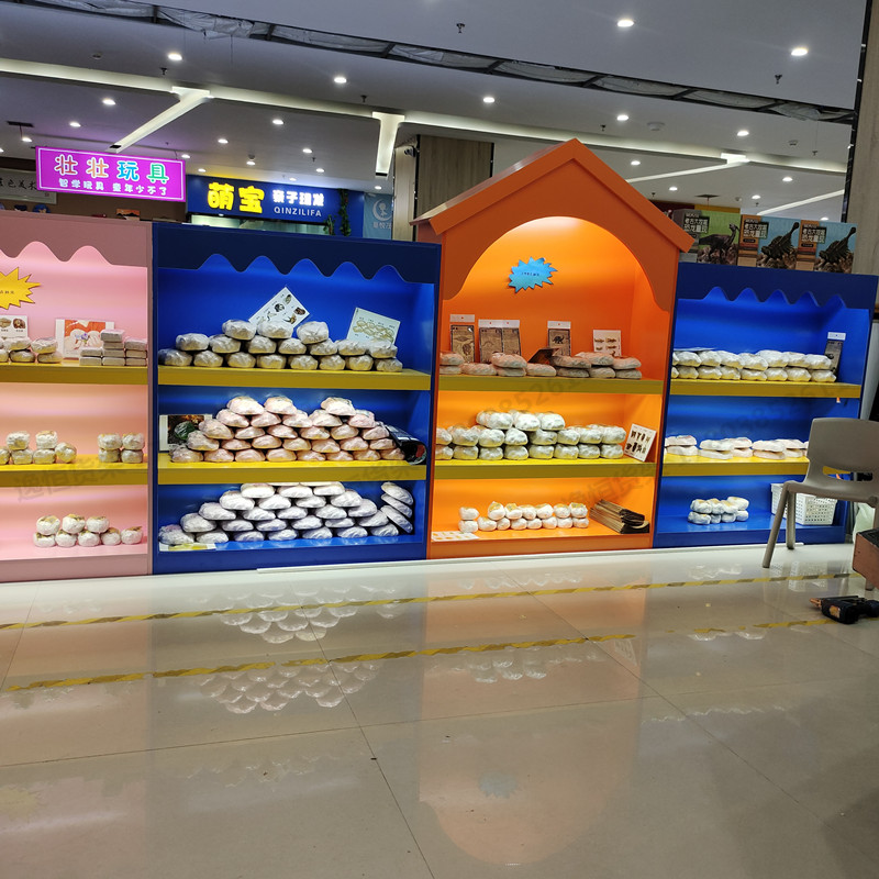 儿童乐园游乐场货架展柜卡通货架玩具展示柜商场儿童玩具货架