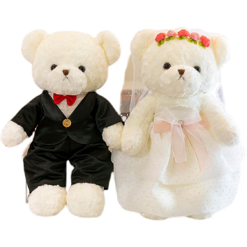 压床娃娃一对结婚床上抱枕婚房布置新婚公仔喜娃玩偶新人礼物
