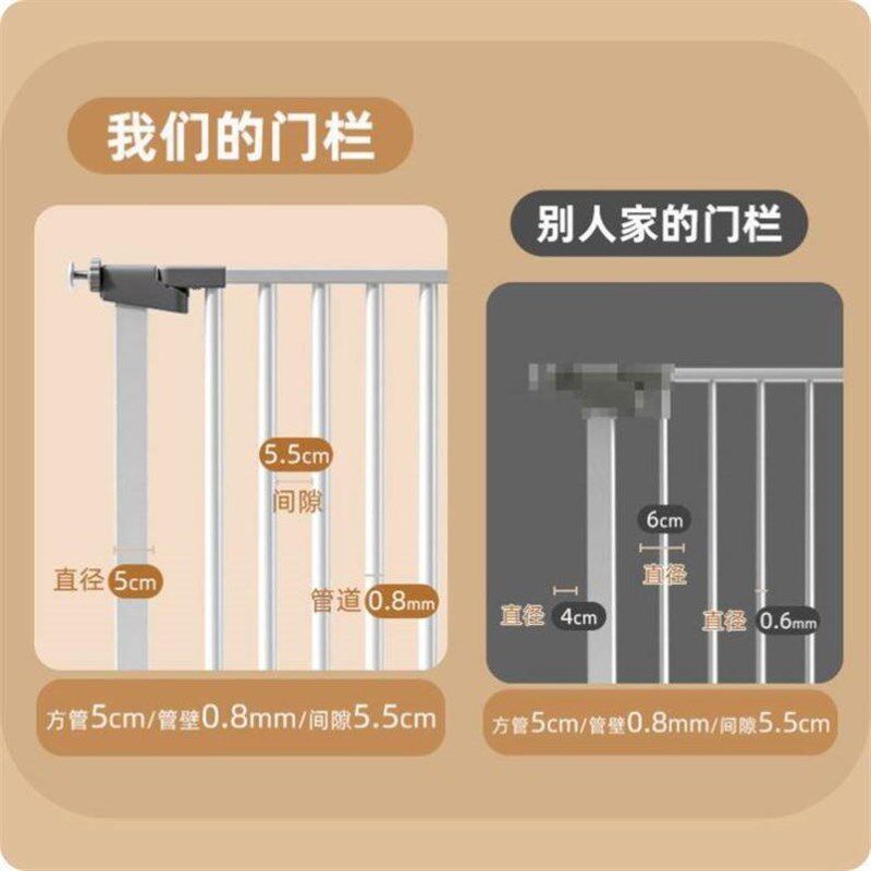 围栏安全门栏楼梯口护栏婴儿童安全门宝宝栏栅栏室内宠物新疆