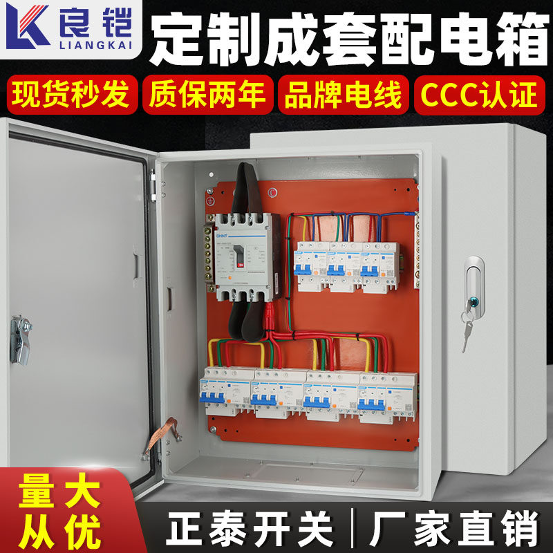 定做低压成套配电箱工程s用电箱不锈钢防雨明装挂墙工地三级开关