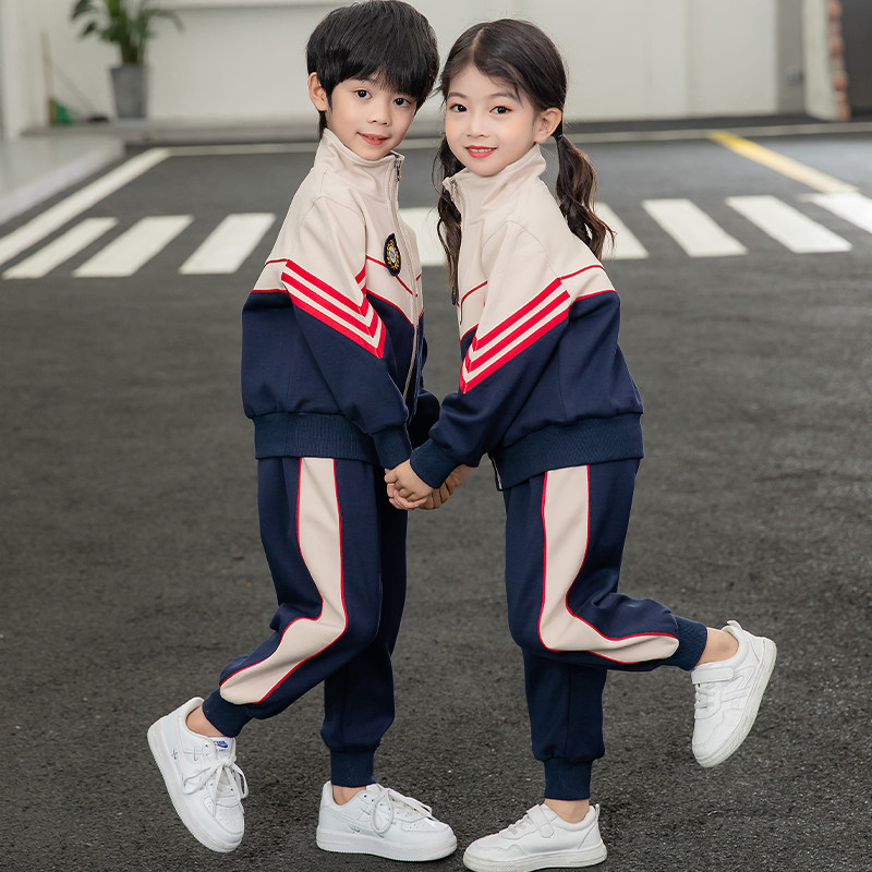 儿童校服套装小学生班服中学生运动会三件套老师幼儿园园服春秋装