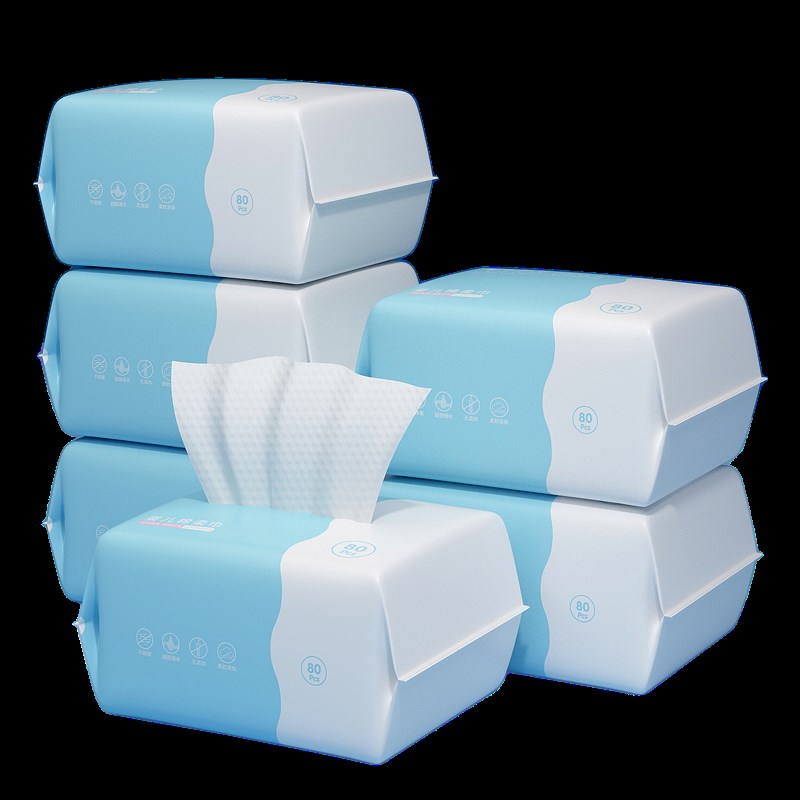 婴儿棉柔巾干湿两用宝宝手柔纸巾湿巾新生儿童洗脸巾棉巾绵口新款