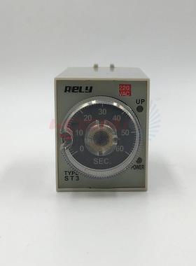 厂家直销ST3PF2无锡瑞莱RELY断电型60S时间继电器ST3PF1单档AC220