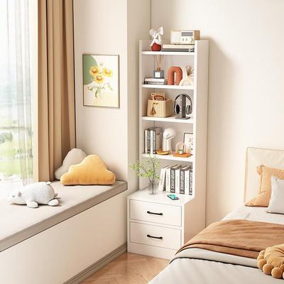 实木床头床边储物子书落地置物书靠墙物小窄窄缝