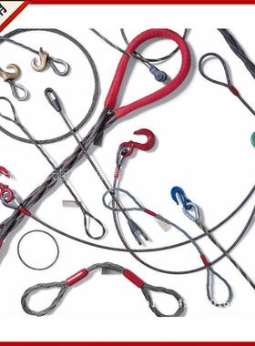 神州供应SW105双扣插编钢丝绳索具 镀锌无油压制钢丝绳吊索具