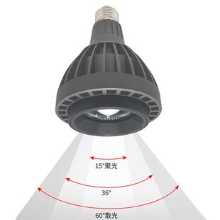 par30调焦射灯15-60度15W 20W调焦轨道灯博物馆超市服装店