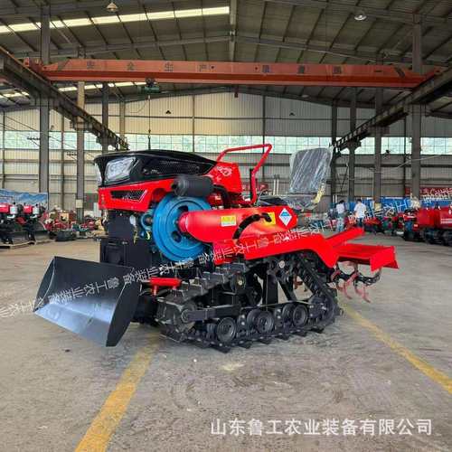 履带式旋耕机农用水旱两用多功能乘坐式回填开沟一体机耕田大棚果