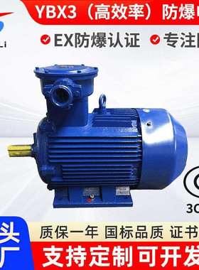 YBX3-132M-4/7.5KW隔爆三相异步电机 4级7.5KW 卧式BT4 防爆电机