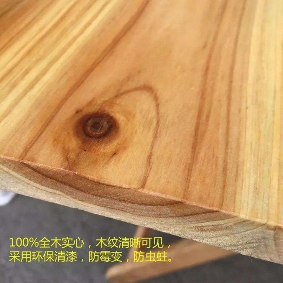 实木折叠圆桌简约方桌子家用小饭桌便携圆形手提桌小户型吃饭桌子