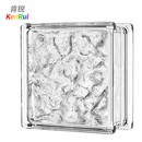 肯锐冰晶纹玻璃砖隔断墙透明方形卫F生间浴室磨砂玄关空心水晶砖