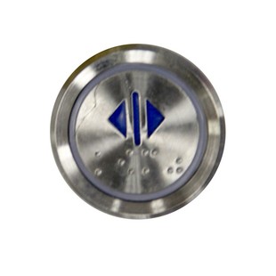 蓝光按钮AN30h6A盲文按键圆形电梯外呼按钮尺寸37mm KD122按 A08