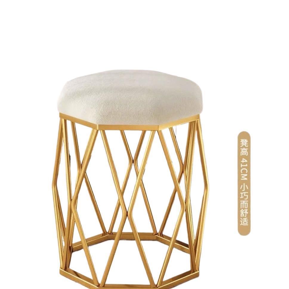 鸟巢凳子家用北欧女生卧室网红化妆台椅子美甲椅轻奢简约梳妆台