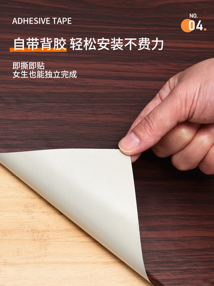 OQ5M批发门贴纸整张木门翻新自粘门贴壁纸卧室旧门包门套改色木纹