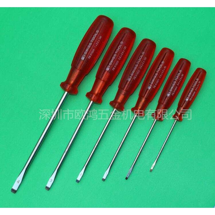 进口瑞士PB工具 6100.系列 00 1 2 3 4 5 6一字螺丝刀螺丝批改锥