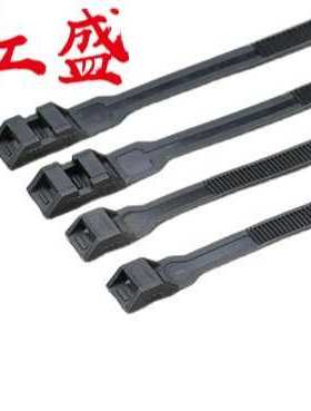DL-132N12BK黑色红盛塑料-双锁式扎线带 100根/包