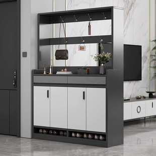 玄关柜室内鞋柜家用门口鞋帽一体柜入户正对门客厅隔断新款储物柜