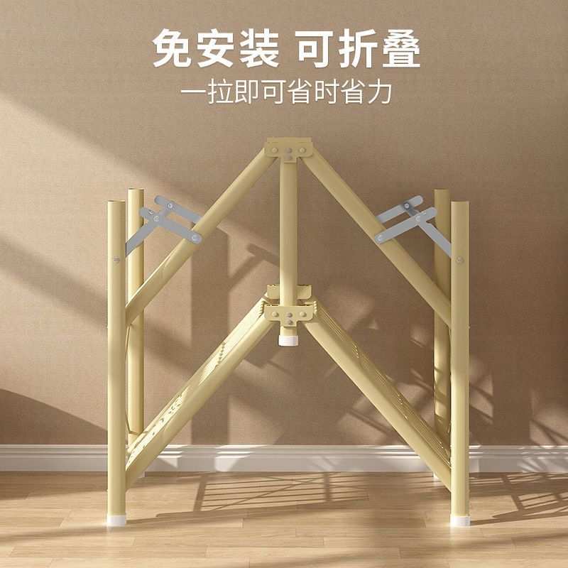 简易布衣柜收纳全钢架可折叠衣服架子加固加粗单人衣橱轻邦