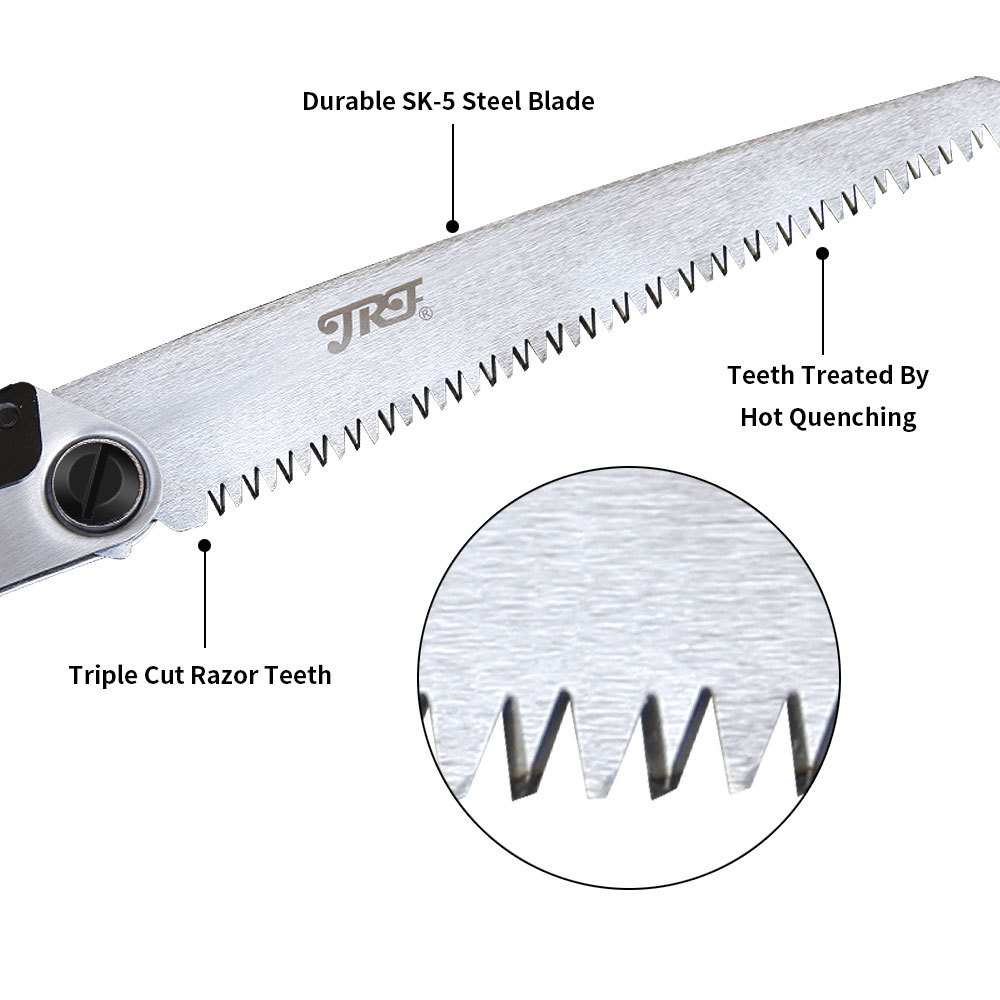 Folding Saw Heavy Duty Extra Long 9 Inch Blade Pruning Saw