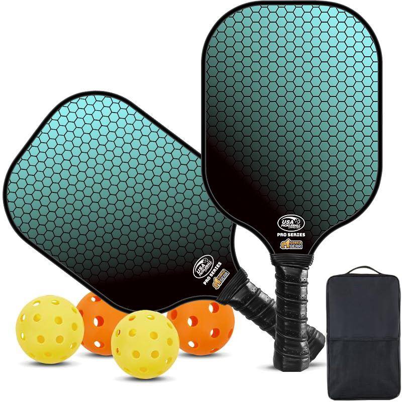 碳纤维T700布纹磨砂跨境pickleball工厂货源玻璃纤维套装