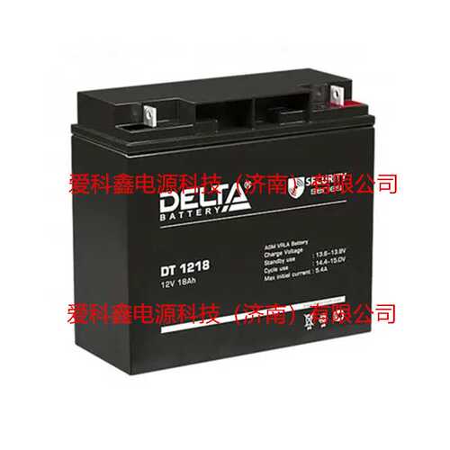 DELTA蓄电池 DT1218 12V18AH UPS应急电源直流屏船舶免维护电池