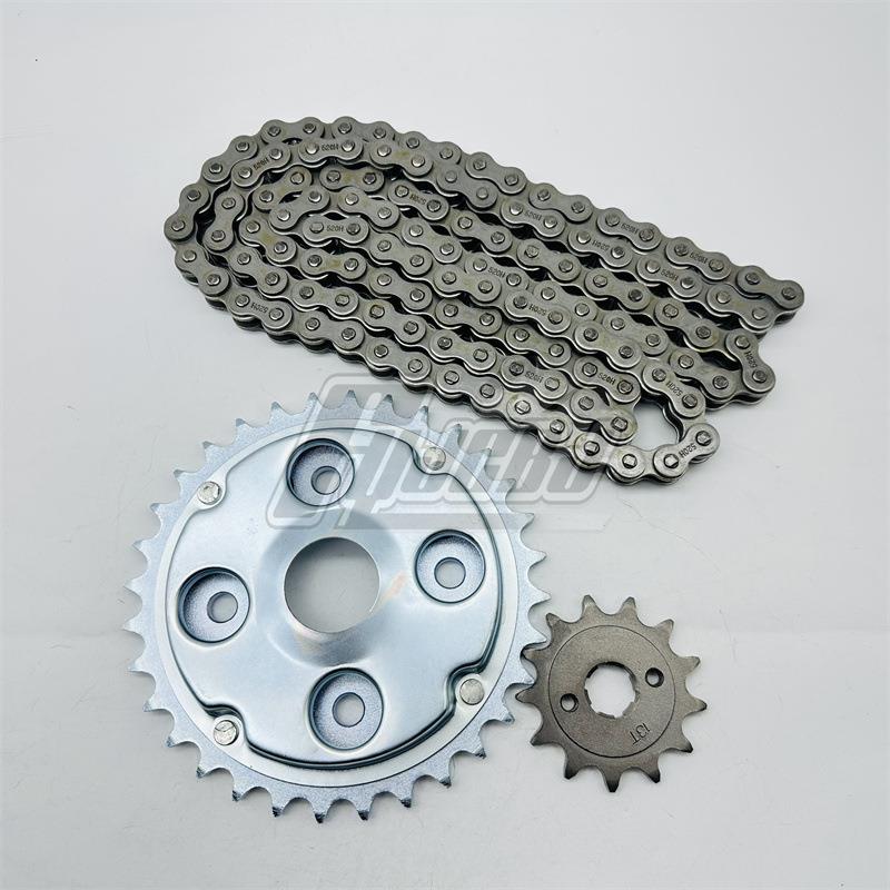 供应大地鹰王DD250E 钱江CA250套链520H加厚链轮齿牙盘三件套