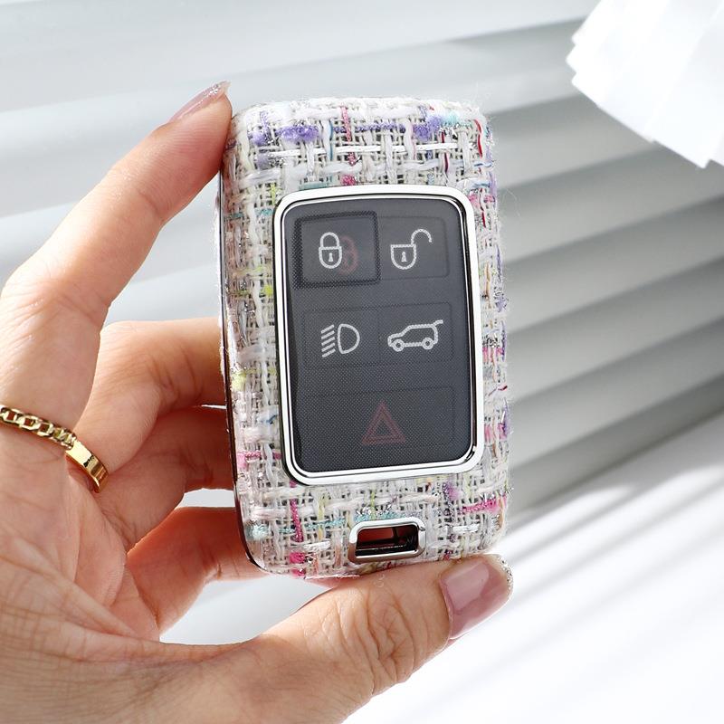 适用路虎汽车钥匙套揽胜发现运动版神行极光卫士星脉捷豹保护壳套