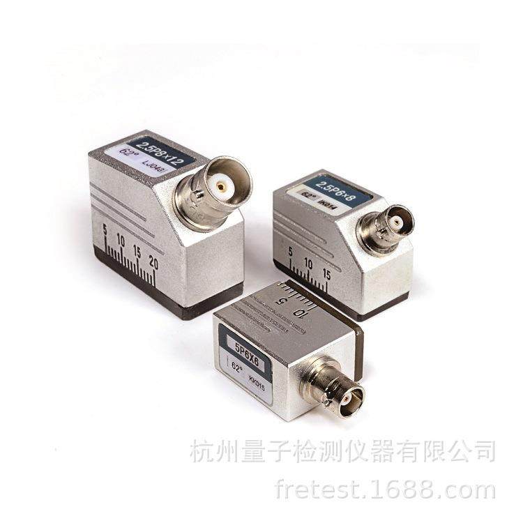 汕头超声表面波斜探头2.5P/5P6×6 6×8 62°/72°表面波探头