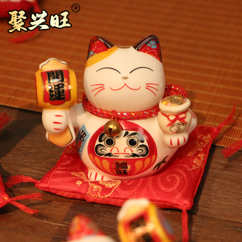招财猫乔迁客厅加大码陶瓷摆件储蓄罐开业礼物特大号发财猫存钱罐,家居饰品,桌面摆件,淘宝优惠券,粉丝福利购,淘宝优惠卷