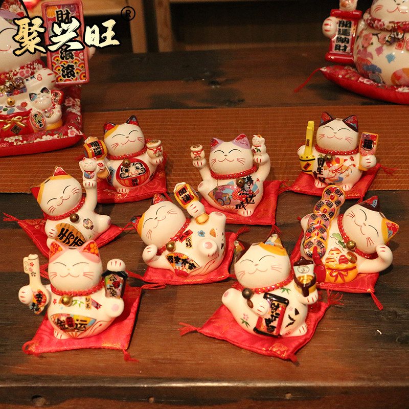 招财猫乔迁客厅加大码陶瓷摆件储蓄罐开业礼物特大号发财猫存钱罐,家居饰品,桌面摆件,淘宝优惠券,粉丝福利购,淘宝优惠卷