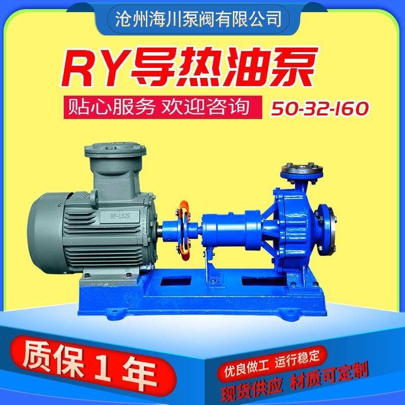 RY32-32-160导热油泵高温循环泵化工纺织离心泵锅炉风冷输送泵