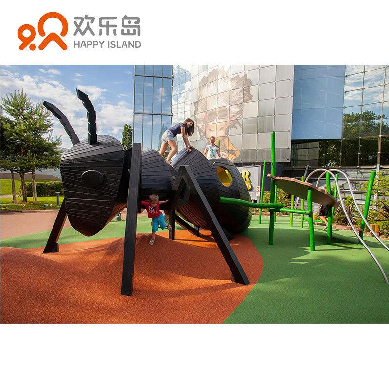 木质蚁儿童乐园公组合蚂梯园小401区大型无动力游乐设备生产厂滑