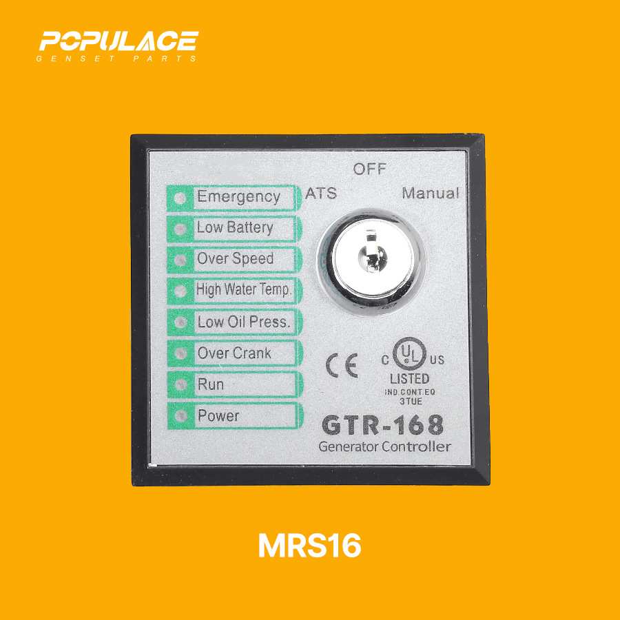 GTR-168柴油发电机组控制器自动化四保护报警停机控制器ASM168