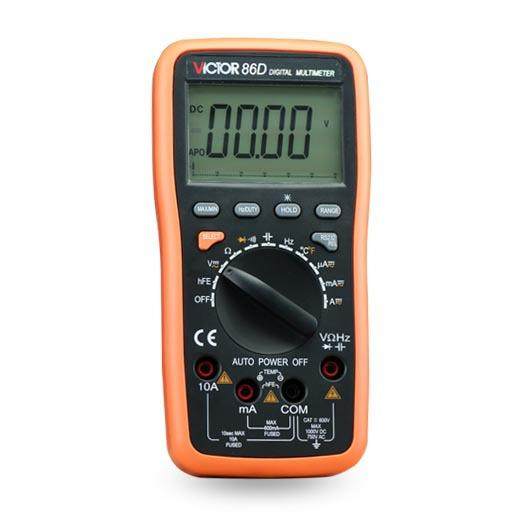 胜利VC86E 4位半 高精度万用表 频率 电容 温度 带USB接口