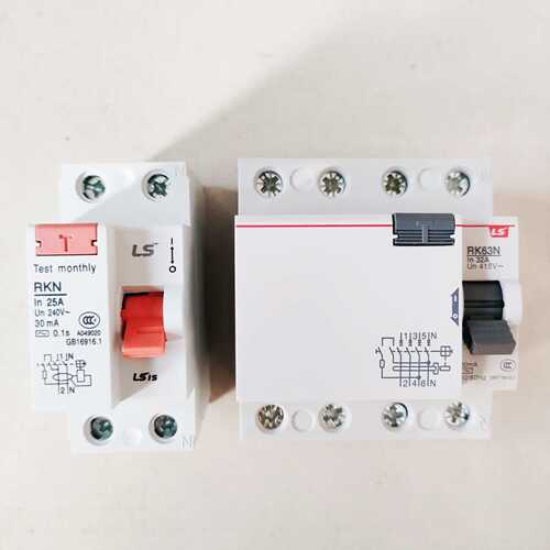 LS原装100A漏电断路器RKN 1P+N 3P+N 25A 32A 40A 63A 2P保护器4P