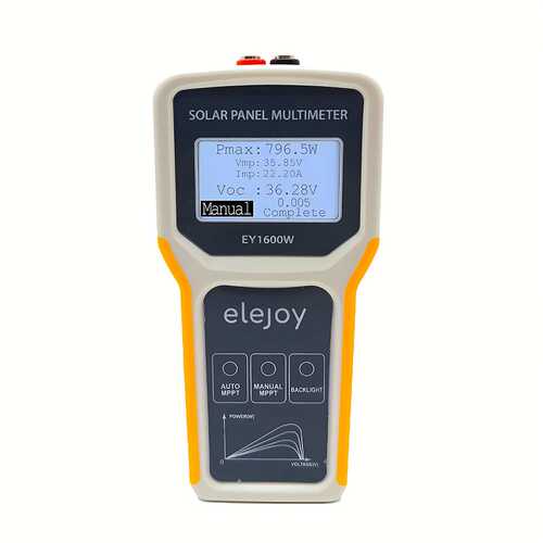 ELEJOY光伏板万用表EY1600W太阳能板MPPT光伏组件
