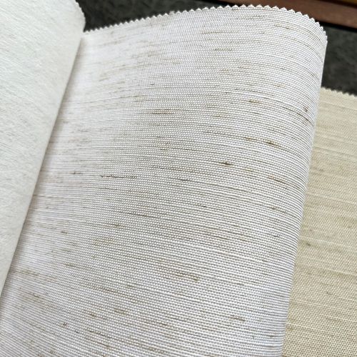 高档亚麻墙布无缝全屋古典新中式D横纹壁布高档卧室客厅壁布苎麻