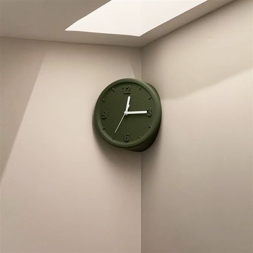 转角挂钟客厅2025p新款轻奢高级感家用创意现代简约数字墙角钟表