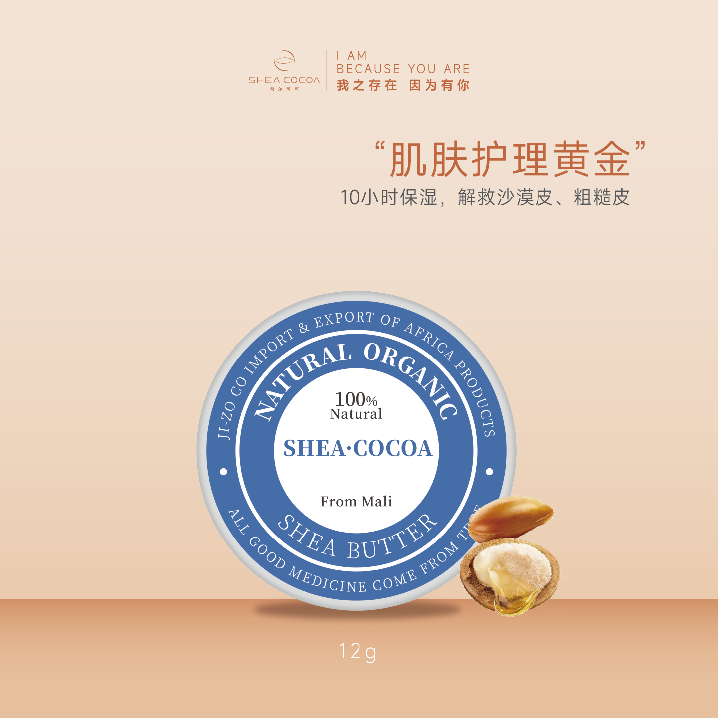 希尔可可乳木果油补水保湿紧致