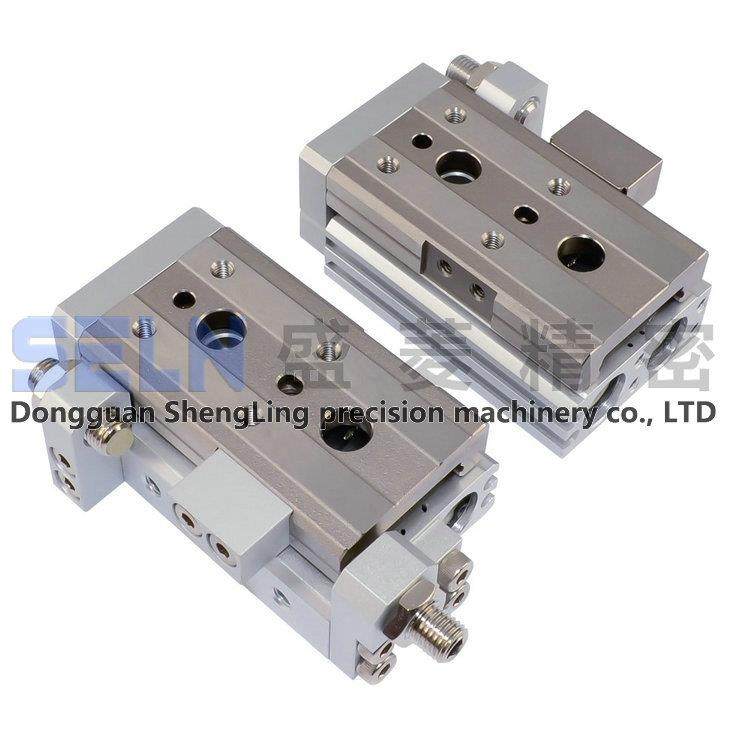 厂家直销 气动直线滚柱导轨精密可调节行程MXQ16-100AS滑台气缸