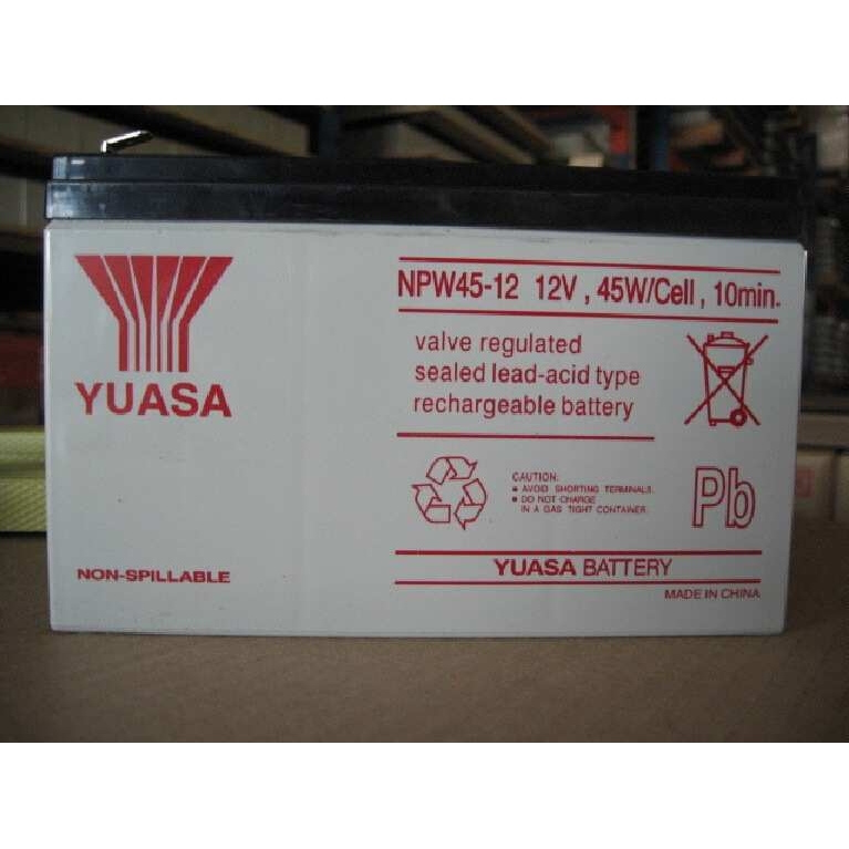 汤浅(YUASA) NPW45-12 免维护铅酸蓄电池12V9AH  UPS电源用